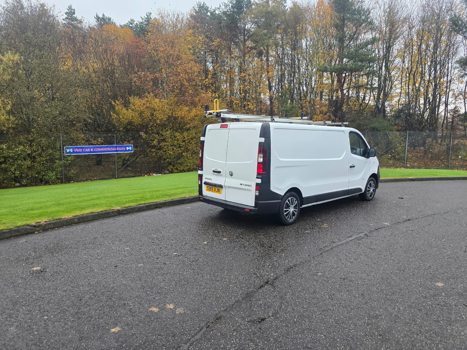 White panel van for sale
